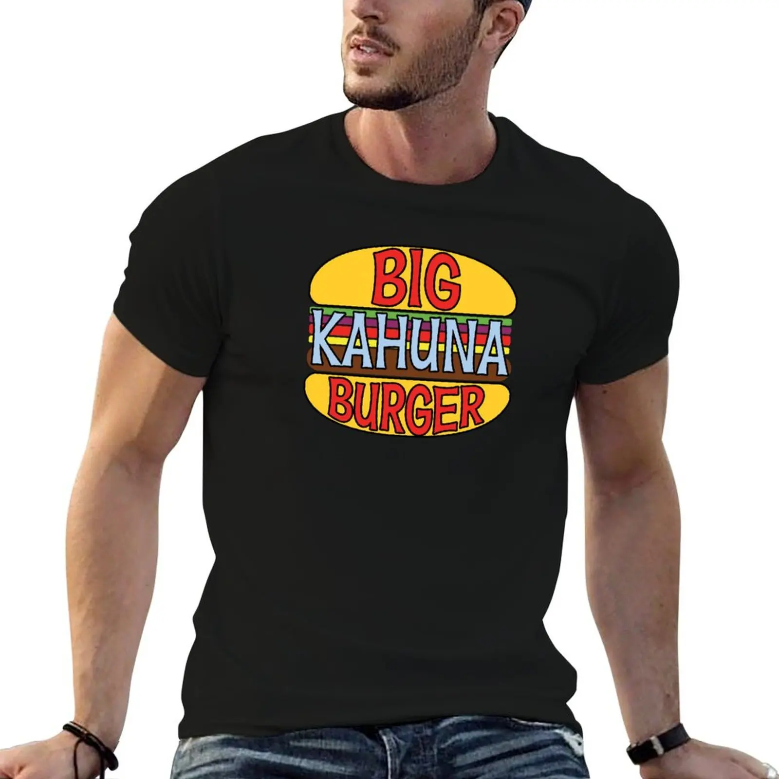 

for for vintage Tee t man man Big t cotton T-Shirt Kahuna funny Burger shirts shirts graphic