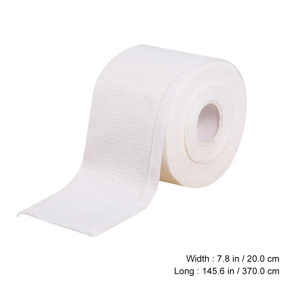

Face Towel 2 Rolls Cotton Disposable Towels Facial Tissue Makeup Wipe Clean Double Sided Remove Lipstick Foundation