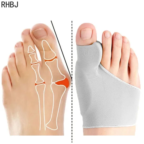 Separador de dedos de los pies, Corrector de juanete Hallux Valgus, martillo, alisador de dedos, alivio del dolor en el pie, herramientas ortopédicas de pedicura, cuidado de los pies, 1 par