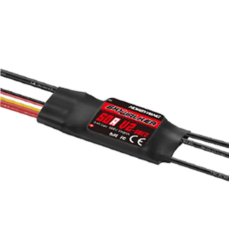 Hobbywing Skywalker 15A 20A 30A 40A 50A 60A 80A ESC Speed Controller With UBEC For RC Airplanes Helicopte