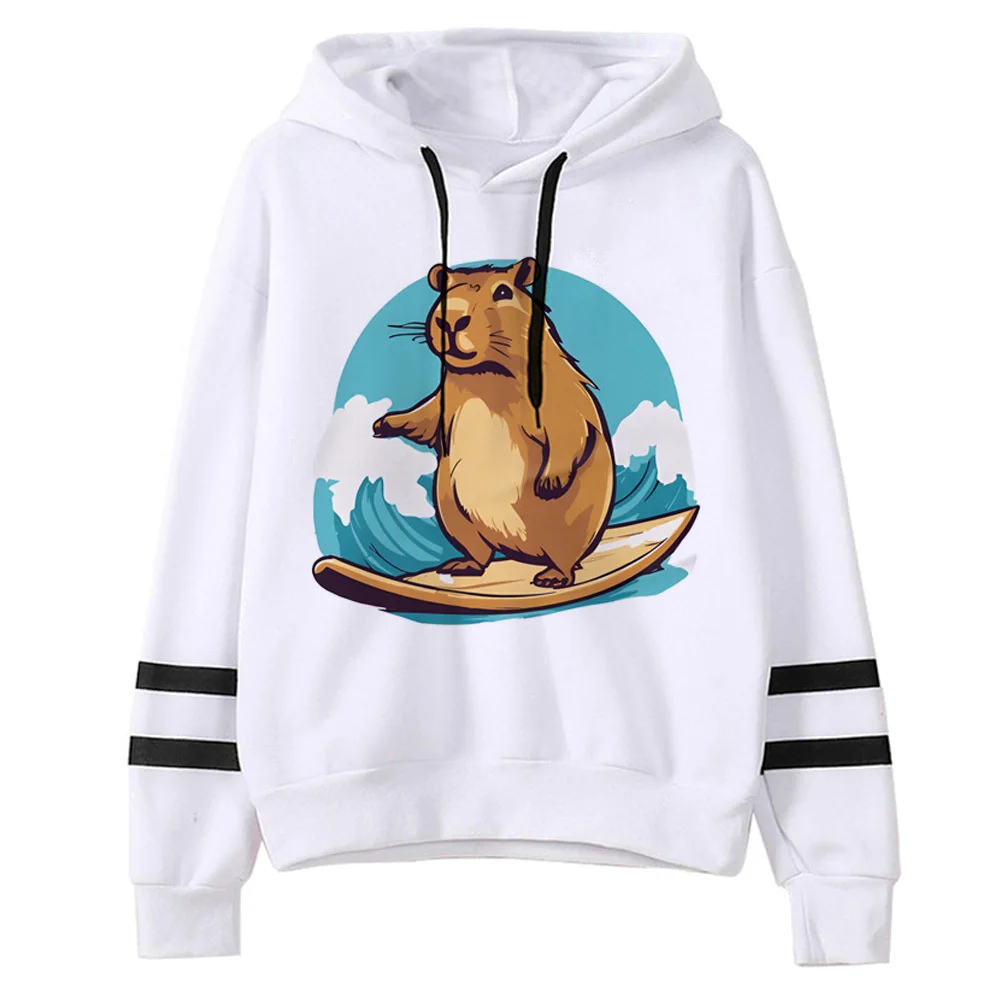 Capybara hoodie Japanese funny comfortable streetwear tracksuits hoddie graphic printed design elegant soft fabric