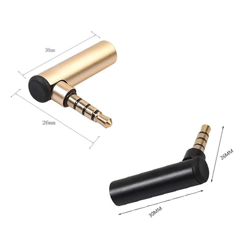 90 درجة الزاوية اليمنى 3.5 مللي متر ذكر إلى أنثى محول صوت محول موصل L نوع سماعة ستيريو ميكروفون جاك التوصيل