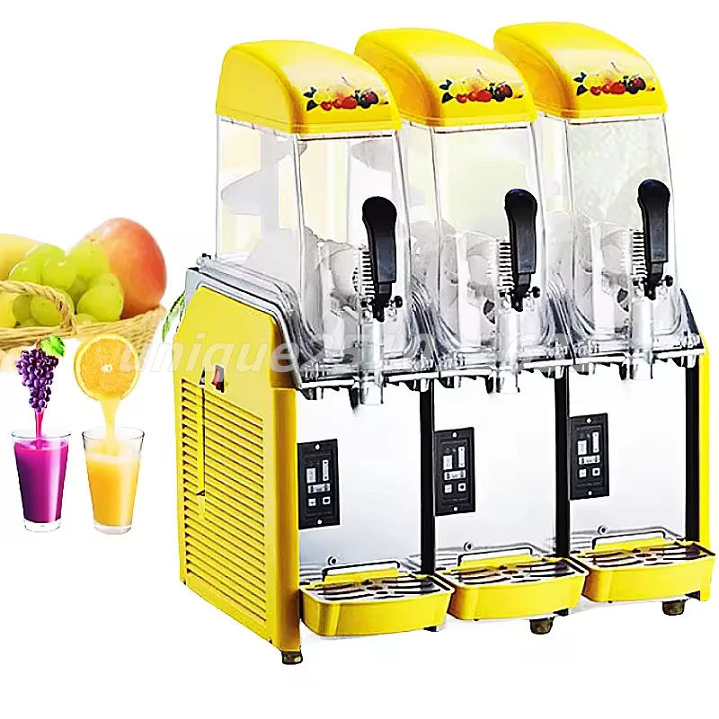 Commercial Milk Tea Shop Slush Smoothie Equipment Stainless Steel Snow Melt Machine 12/24/36/48l Slush Machine