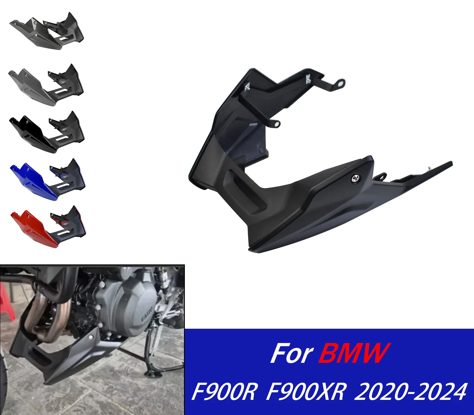 

For BMW F900 R XR 2020-2024 F900R F900XR Belly Pan Engine Chassis Spoiler Fairing Guard Cover Protector Motorcycle Accessories