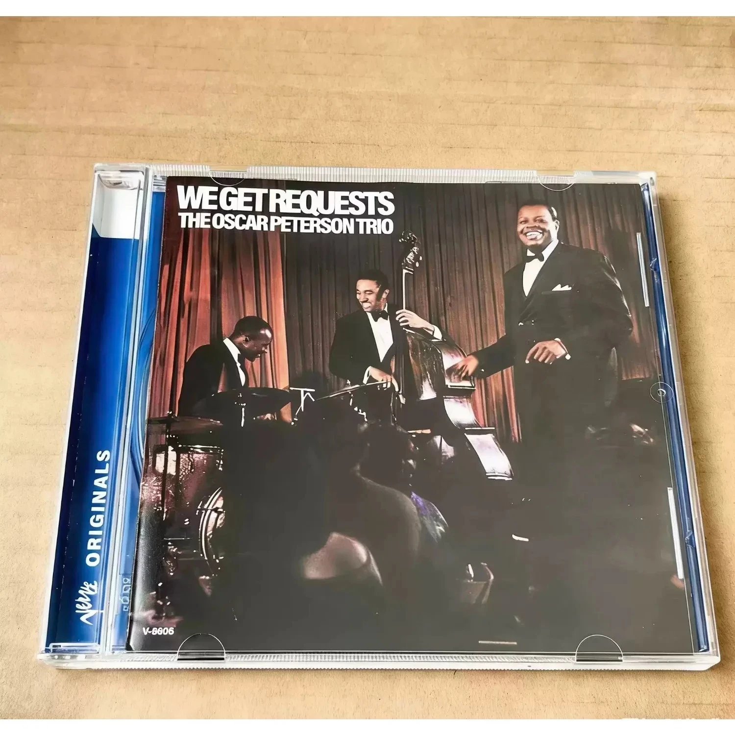 Álbum de CD del Trío de Jazz Vintage, Estilo de Portada de Actuación en Vivo, Canciones Clásicas de Swing y Bop para Coleccionistas de Jazz