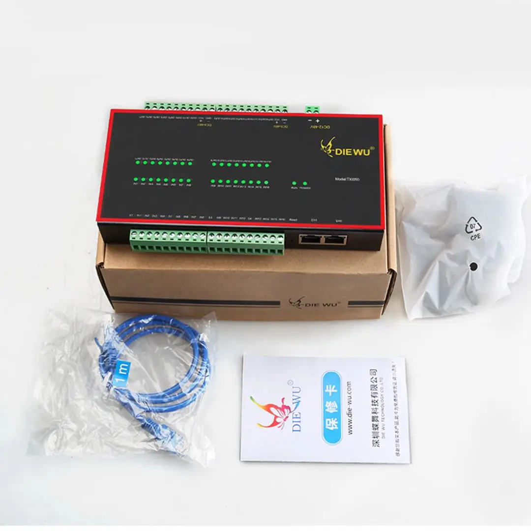 

EtherCAT-совместимый ведомый модуль ввода-вывода, 16 входов, 16 выходов, модуль ввода NPN, полный дуплекс 100 Мбит/с, с двойным адаптивным портом RJ45