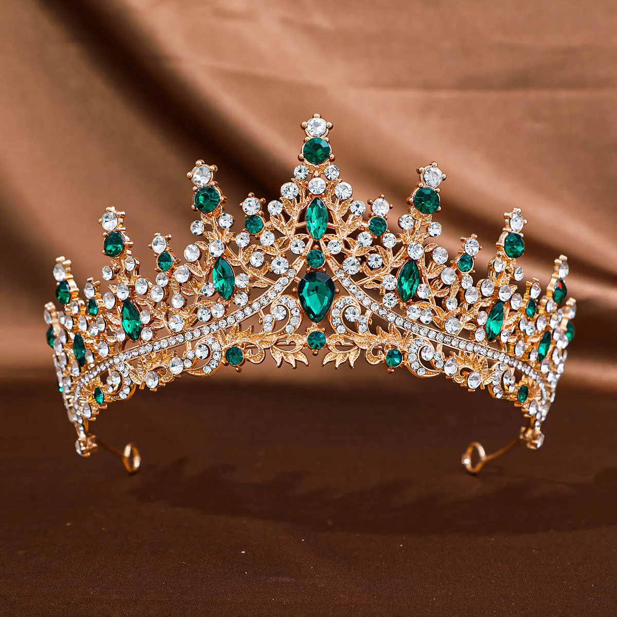 Baroque Crystal Tiaras And Crowns Headband Rhinestone Prom Diadem Crown Bridal Wedding Hair Accessories Jewelry Crown Tiara Gift image 5
