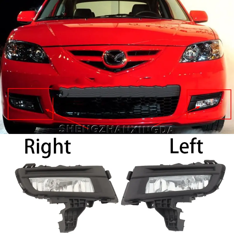 

Car Front Bumper Fog Light Suitable for Mazda 3 M3 Bk 2007-2010 Fog Light with Bulb