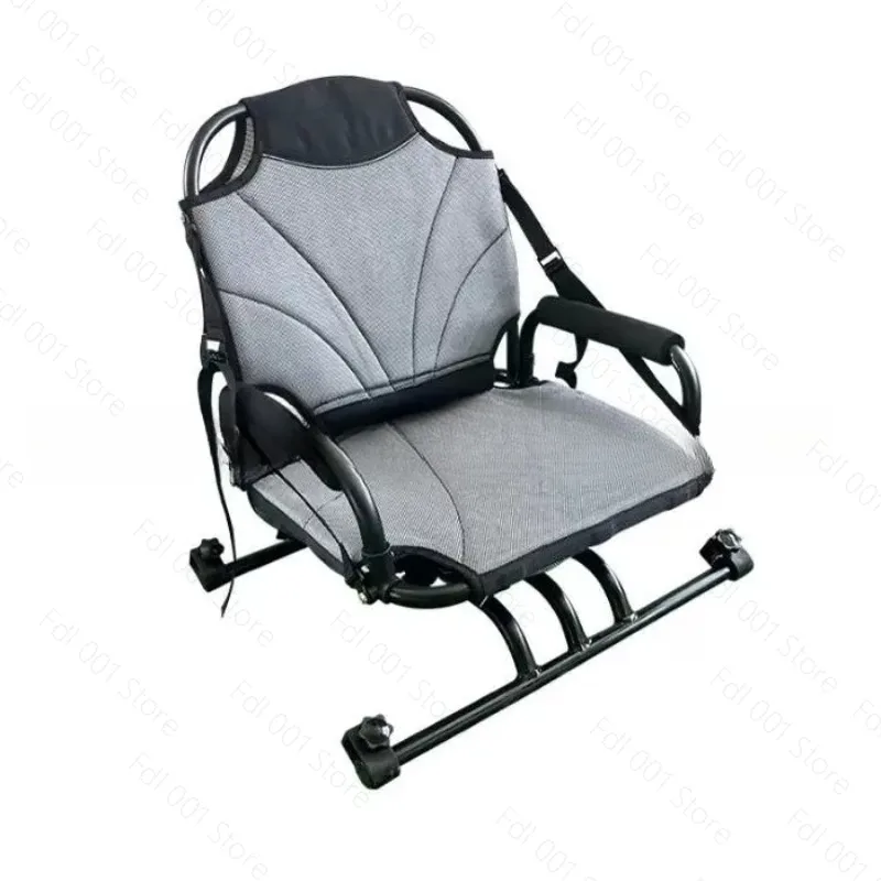 Beach chair kayak backrest 360 degree rotatable SUP paddle board kayak assault boat aluminum seat