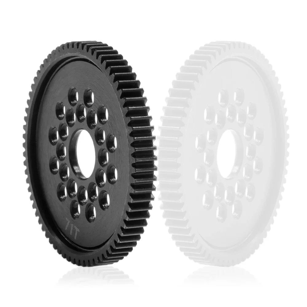 Stalowy metalowy moduł 71T 06 przekładnia zębata czołowa 51667 dla Tamiya XV02 XV-02 TA08 części do modernizacji samochodu RC akcesoria
