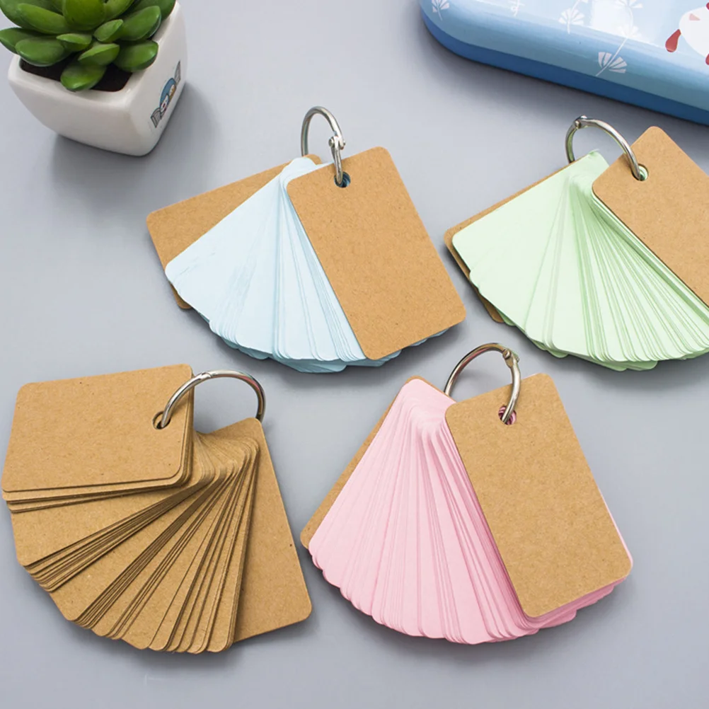 6 Pcs Refillable Notepad Portable Notepads Automatic Random Color Ring Notes Small Size