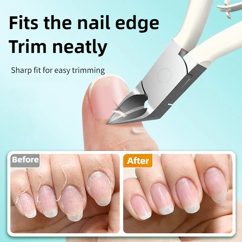 ‌Cuticle Scissors Stainless Steel Sharp Blade Durable Rust Free Nail Care Tool‌ view 4