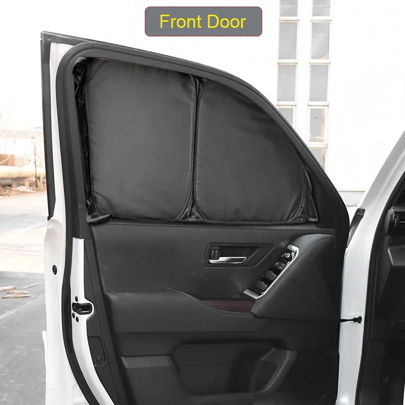 

Автомобильный черный анти-УФ-тепляционный солнцезащитный козырек для окон для Toyota Land Cruiser 2008-2026, защитный чехол, аксессуары для интерьера