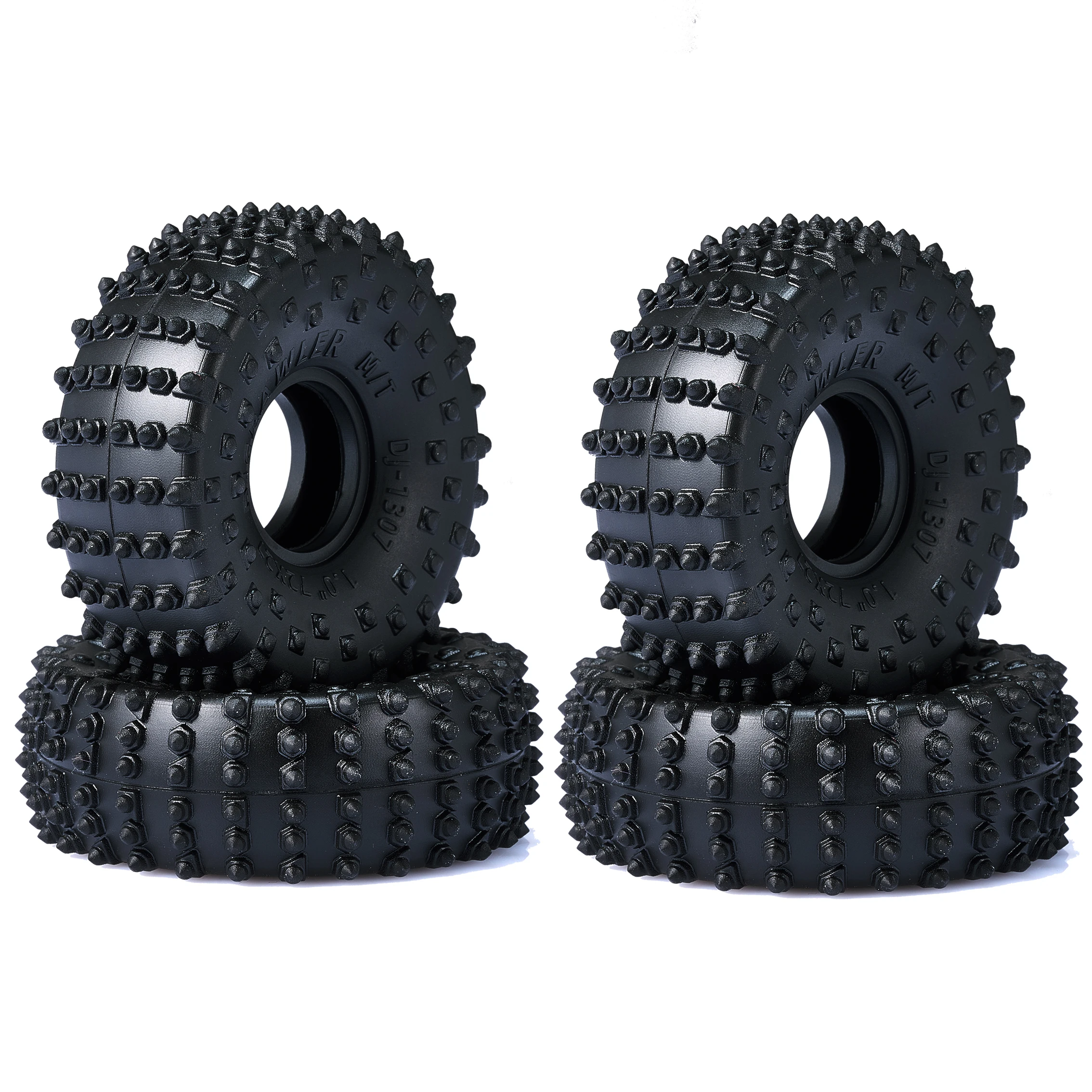 

1 inch wide nail tire with dual sponge 72x27mm 1/24 Rc tracked truck parts, suitable for Scx24 Fms Fms24 1/18 Trax/as Trx4m