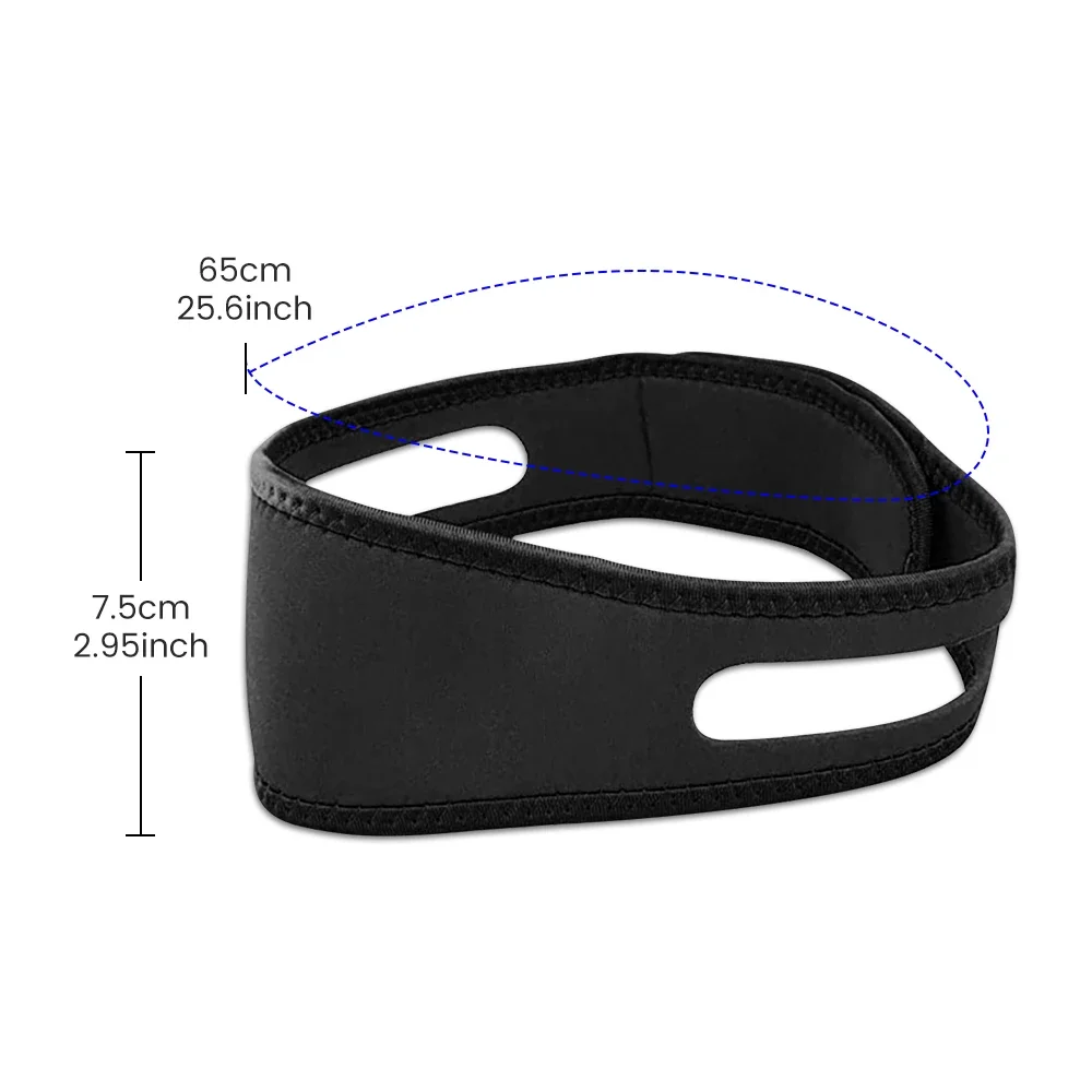 Breathable Anti Snoring Belt Chin Strap Mouth Guard Breathing Band for Women Men Health Snore Stopper Bandage Sleep Aid Tool