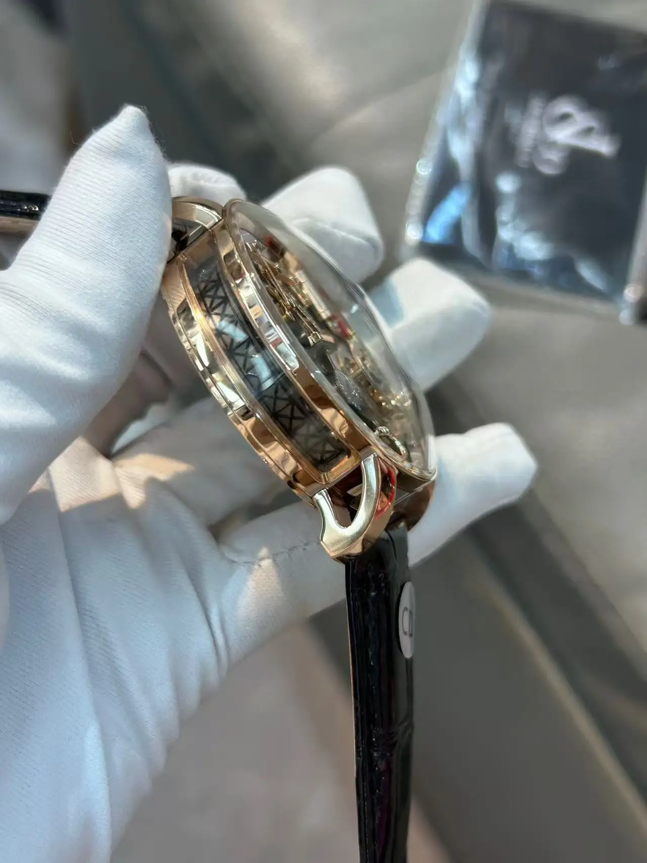 Orologio meccanico da uomo con decorazione a olio, orologio da uomo, orologio personalizzato con confezione in scatola di legno di fascia alta