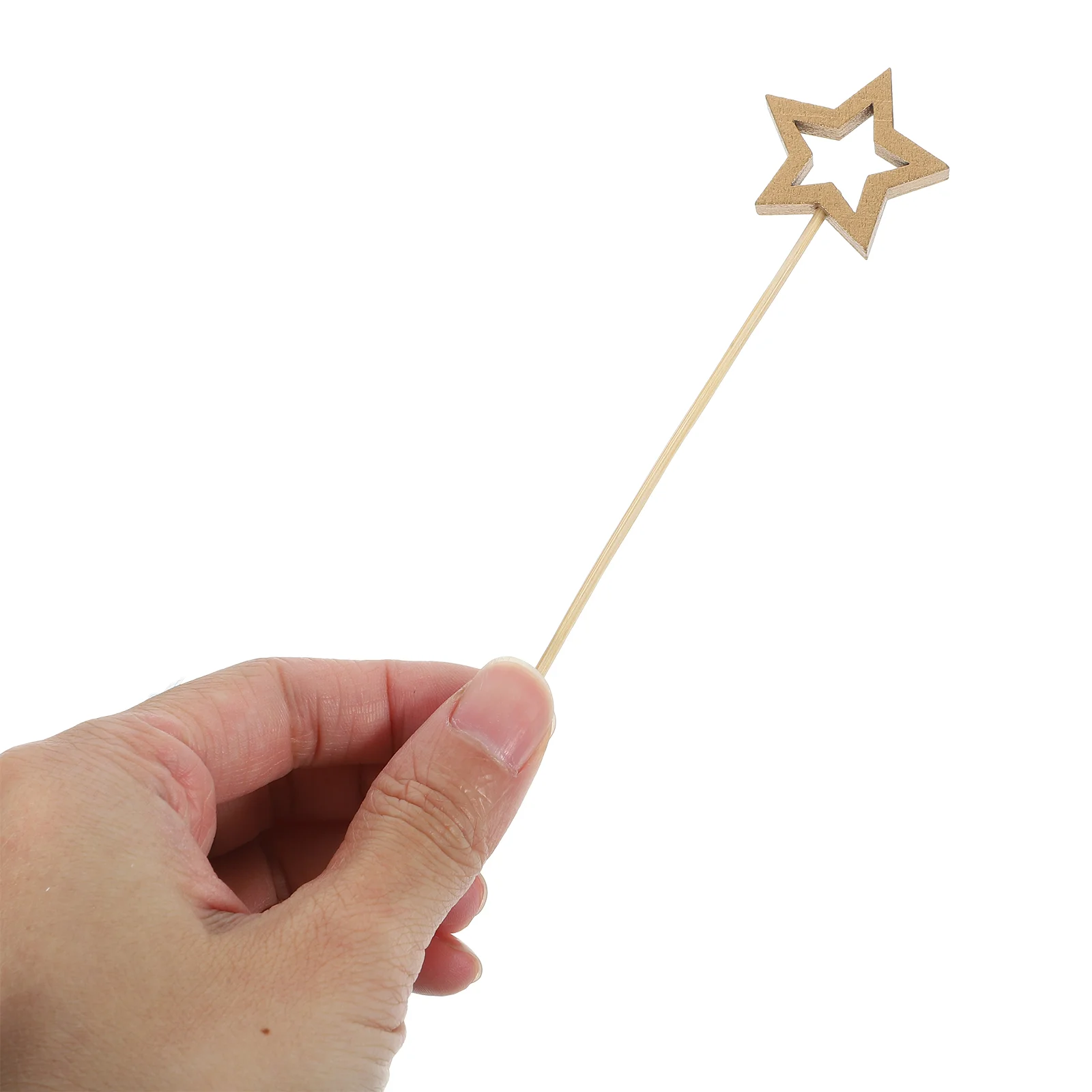 50 Pcs Marble Christmas Five-pointed Star Skewers Charcuterie Food Items Cups Bamboo Cocktail Picks