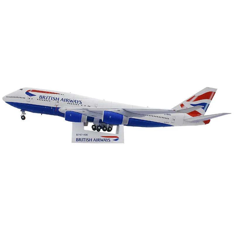 Boeing 747 Passenger Plane Paper Model Boeing 747 Civil Aircraft Handmade DIY Jigsaw Puzzle Model Toy