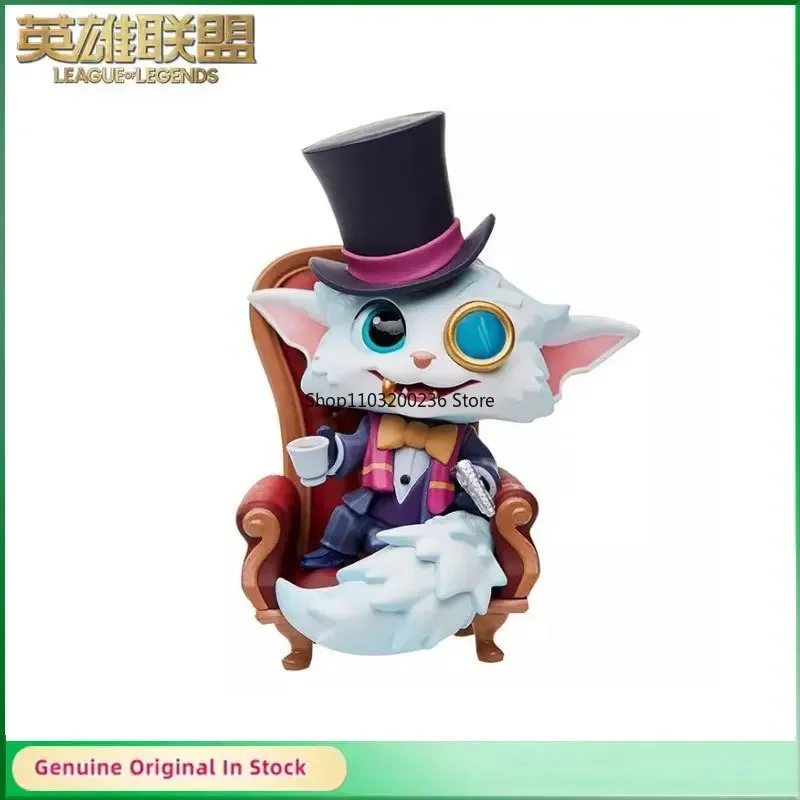 Original LOL League of Legends Gentleman Gnar Q Version Anime Action Figures Collectible Ornaments Model Toys Gift