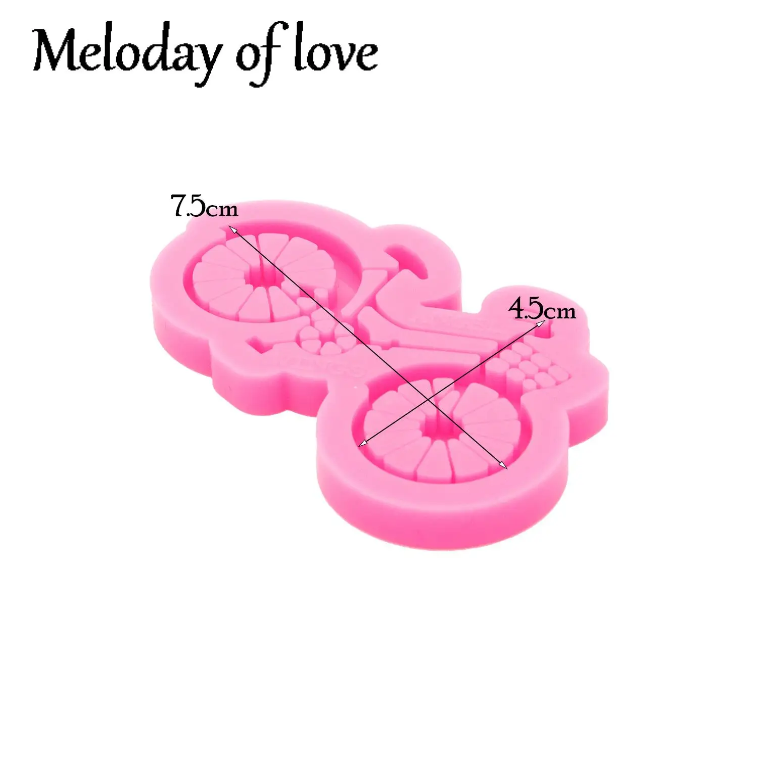 Glossy Epoxy Bicycle Resin Molds, Bike Silicone Mould DIY Art Crafting, Motorcycle Chocolate Cake Molds DY0556