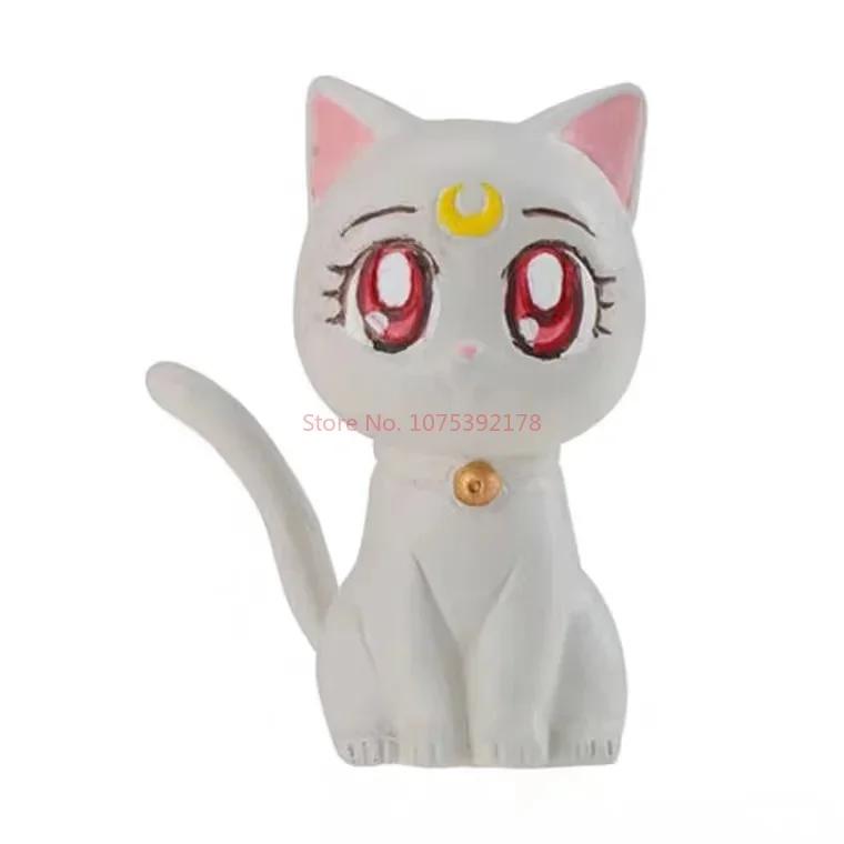 Bandai Gashapon Sailor Moon uścisk dane zacisk do kabli figurka lalki gotowa do dekoracji produktu Model kolekcjonerski zabawka na prezent