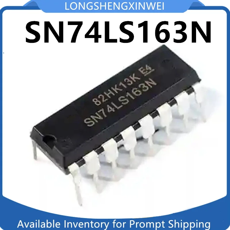 1PCS 74LS163N NEW Direct Interpolate DIP-16 Quad Binary Synchronous Cleanup Counter Divider SN74LS163N