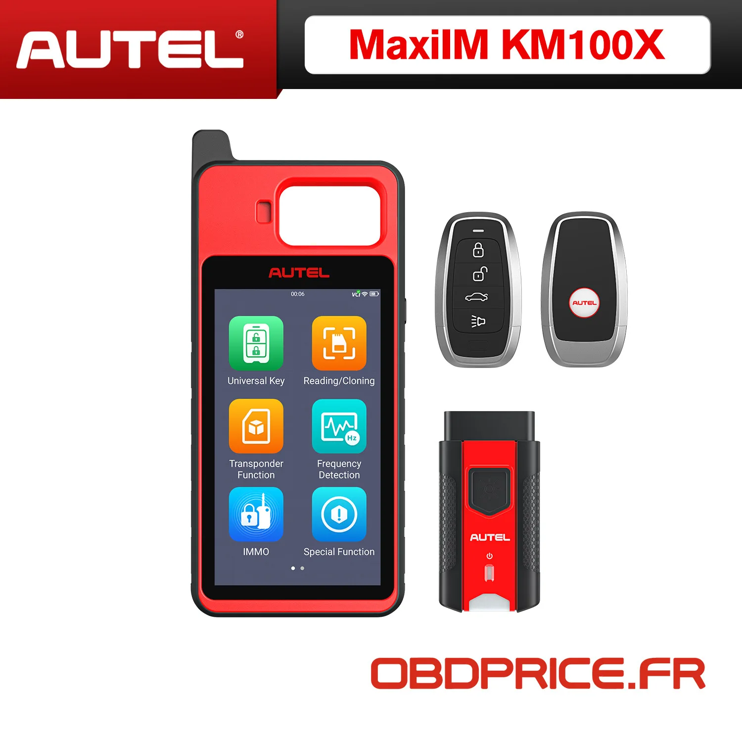 

KM100X Key Creation IMMO Learning Key Programmer Anti-theft Car Diagnostic Instrument KM 100X Auto Diagnosis Tool