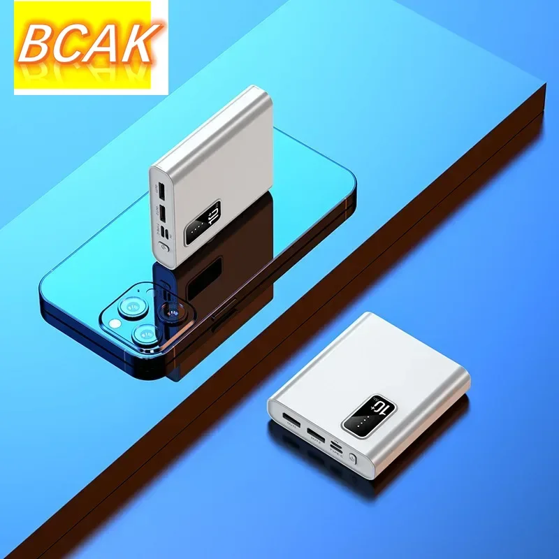 Universal BCAK Mini Large-capacity Power Bank, Small and Portable 20000mAh Mobile Power Supply Fast Charging