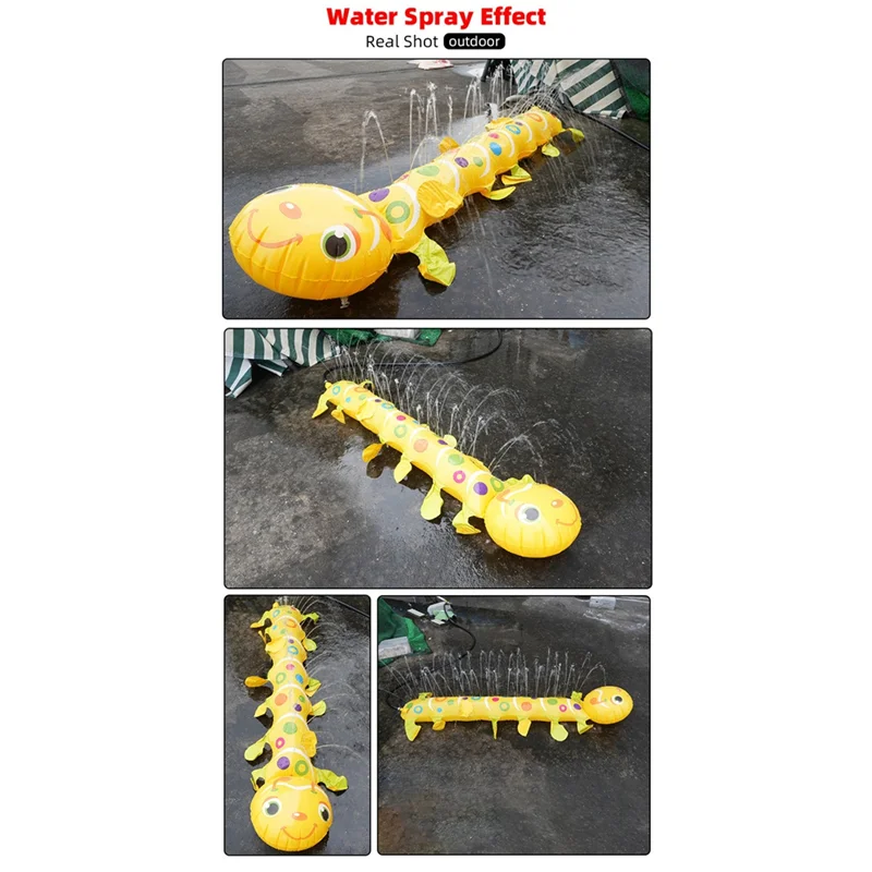 -A25M น้ําทําให้พอง Caterpillar Caterpillar สปริงเกลอร์น้ําทําให้พองสําหรับปาร์ตี้ริมสระน้ําในสวน