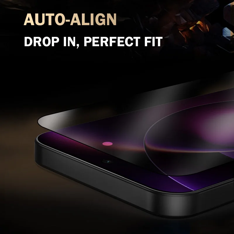 

LeReach CF For Xiaomi 17T Pro / 17T 2pcs Privacy Tempered Glass Anti-Scratch With Dust-Free VistaGuard Screen Protector