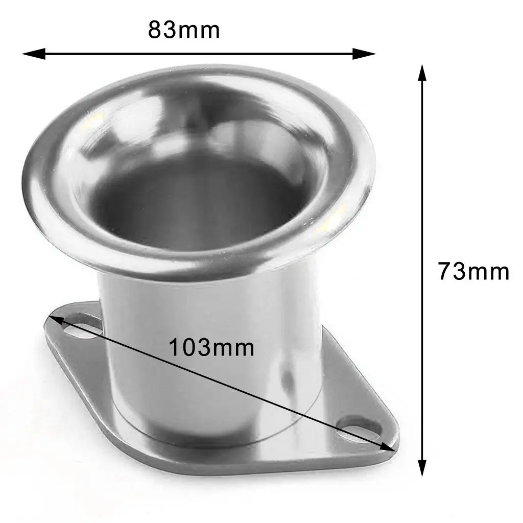 Air Horn Funnel Engine Intake Aluminum Alloy Velocity Stack for 4AG Itbs Torque HP Boost