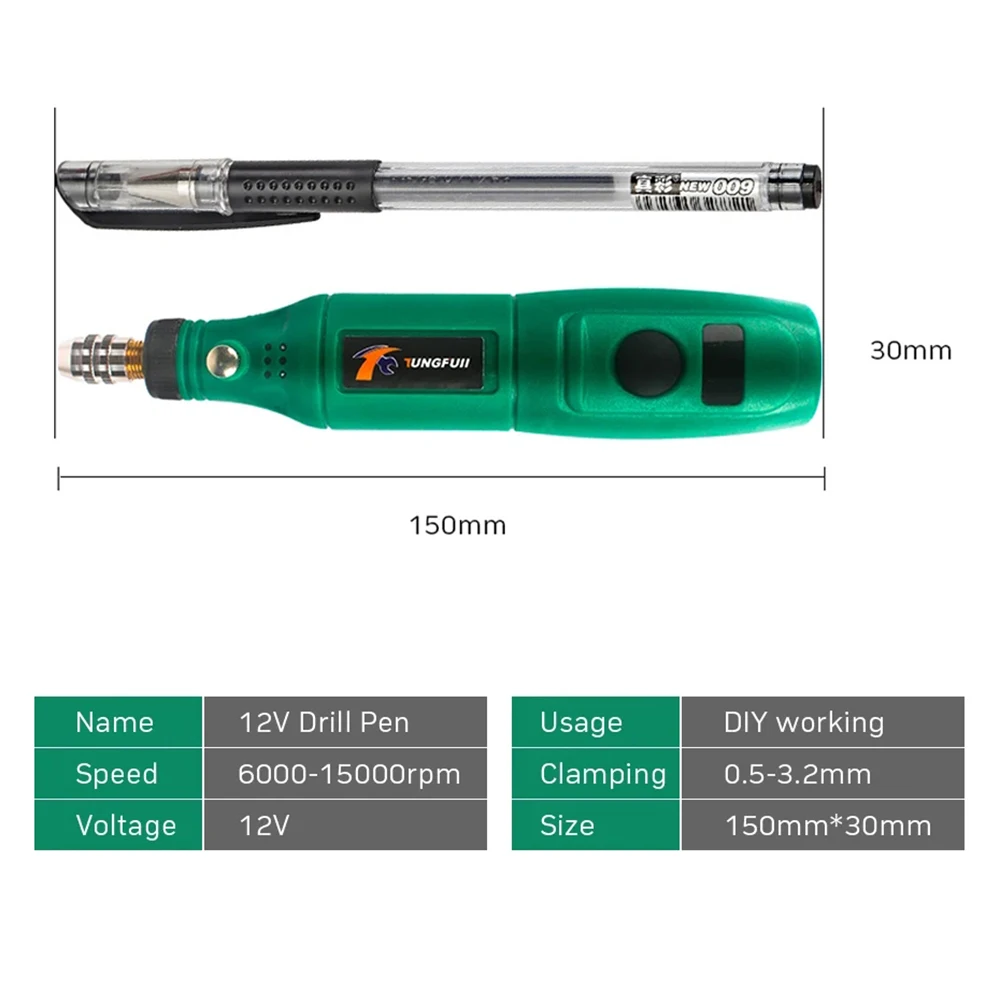 Mini Electric Drill 3 Speed Rotary Tools Engraver Carving Etching Pen Stone Glass Wood Mini Electric Engraver DIY Glass Ceramic