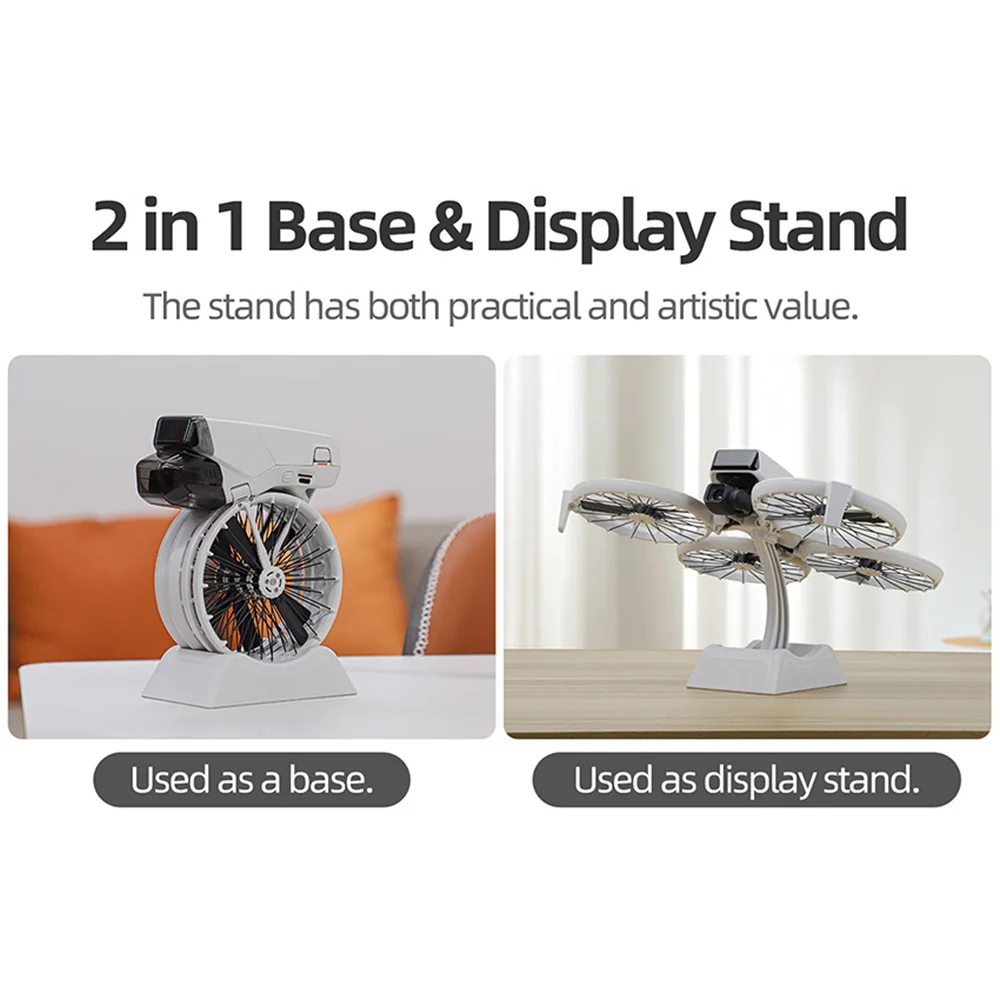 2 in 1 เดสก์ท็อปขาตั้งฐานสําหรับ DJI Flip Stable Mount ผู้ถือฐานคุณภาพสูงนิทรรศการสําหรับ Flip Drone อุปกรณ์เสริม