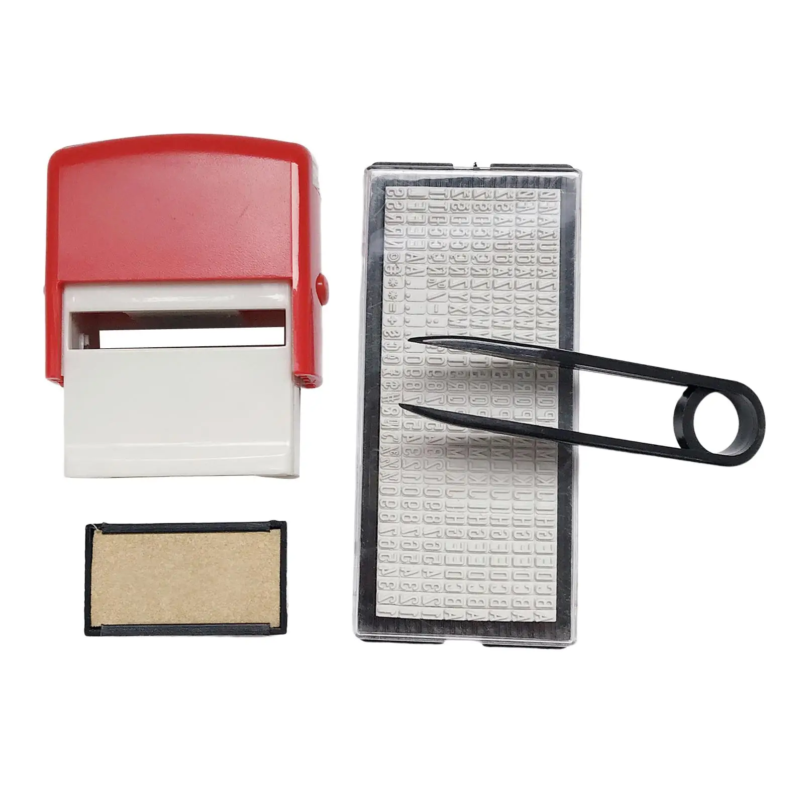 Vintage Personalised Self Rubber Stamp Set Business Name Making Gifts Number Educational Toy DIY Stamp Set for School