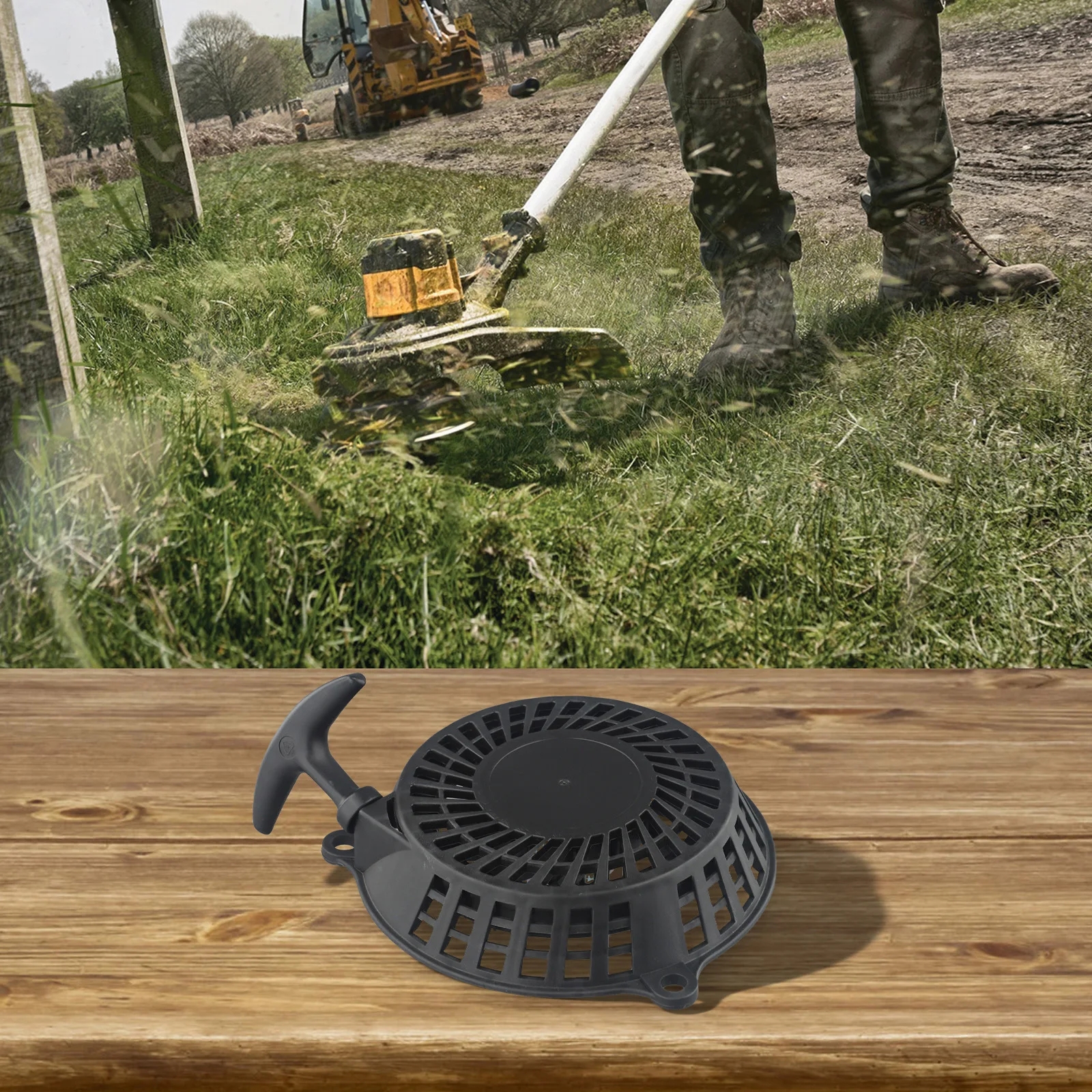 Lawn Mover Recoil Starter 951-14396 Black For 751-14396 Operate Smoothly Reliable Performance Lawn Mover Sturdy