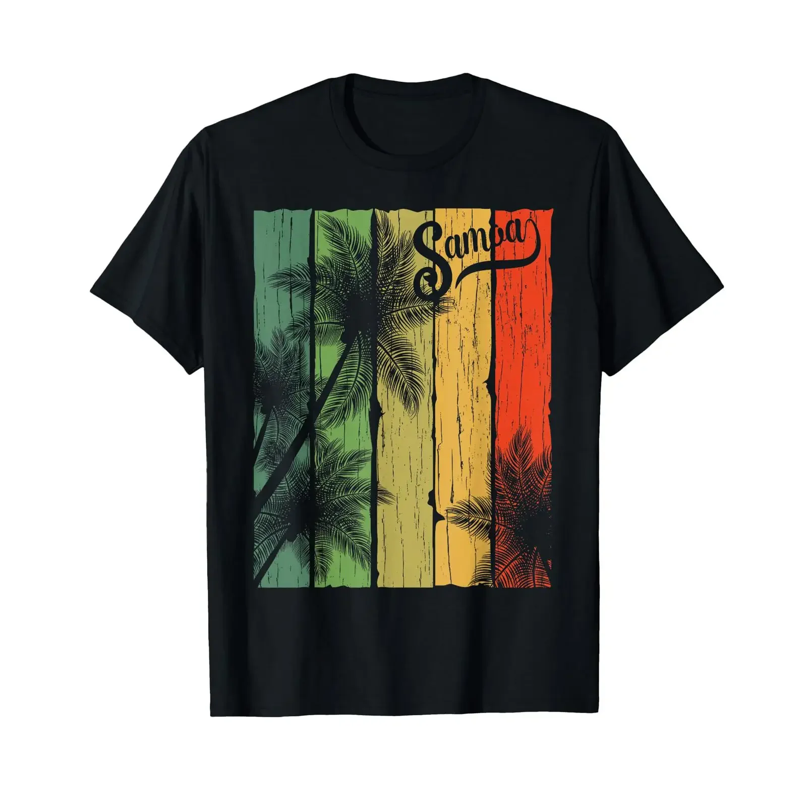 Samoa Samoan Pride Retro Palm Tree Polynesian T Shirt vintage Washed Stretched graphic Breathable Stylish Comfortable