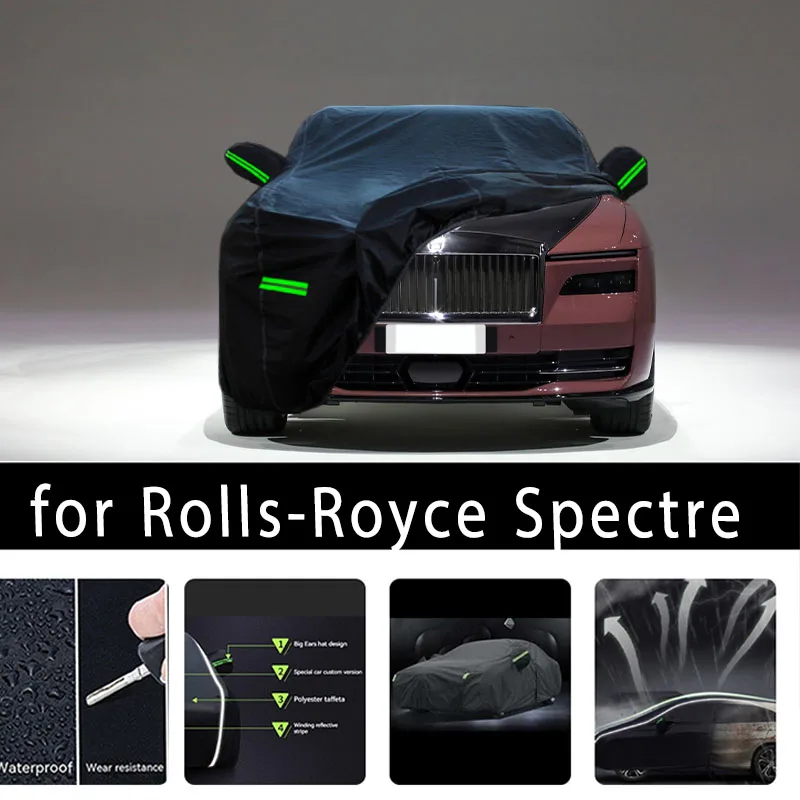 

For Rolls-Royce Spectre Outdoor Protection Full Car Covers Snow Cover Sunshade Waterproof Dustproof Exterior Car accessories