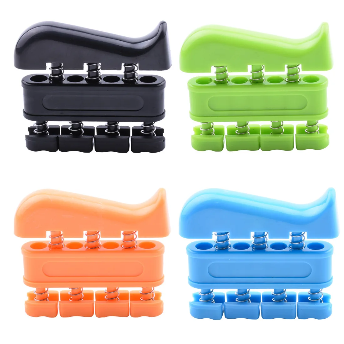 1PC Hand Grip Finger Trainer Strengthener Two-Way Spring Adjustable Power Training Piano Guitar Finger Exercise Equipment Home