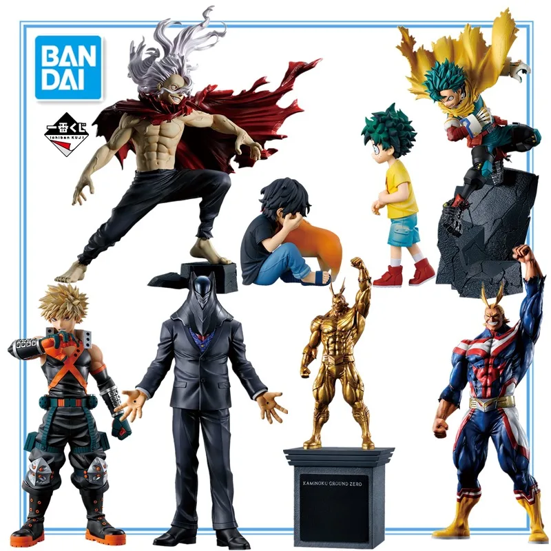 

В наличии оригинальные BANDAI Ichiban My Hero Academia Midoriya Izuku Bakugou Katsuki All·Might Ambivalent Feelings аниме игрушки подарки
