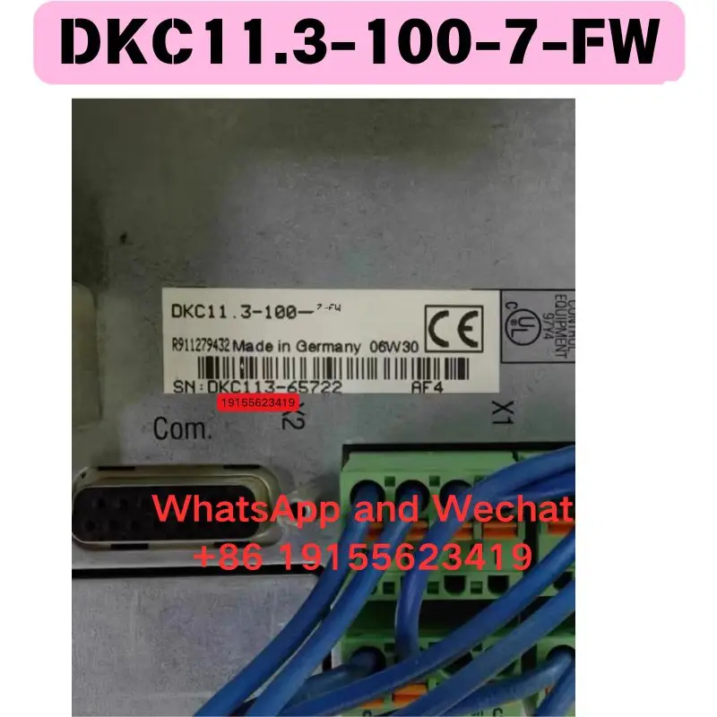 Used DKC11.3-100-7-FW Driver Functional test OK Fast delivery