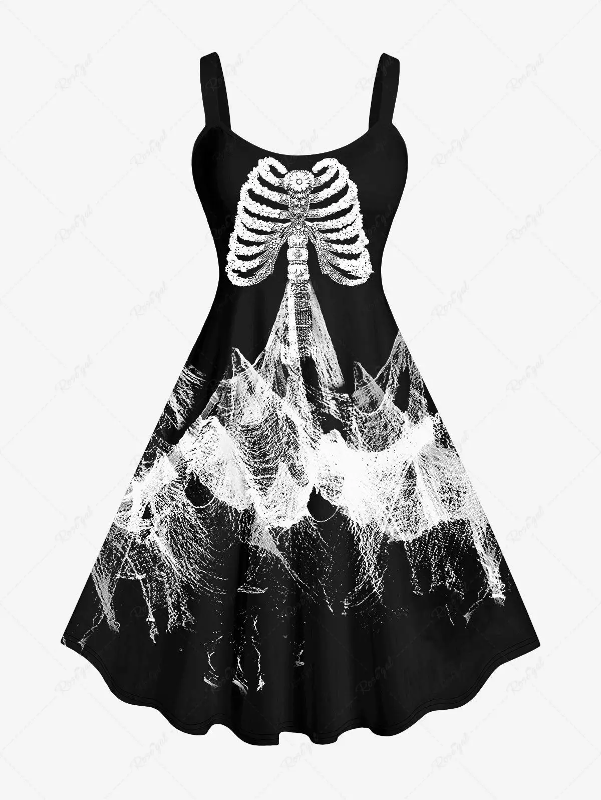 3D Modules leton Rags Imprimé Halloween précieux Robe Pour Femmes 2023 D'été fibrCasual Robes XS-6X