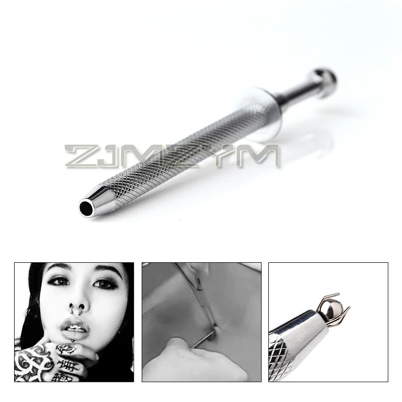 Tattoo Piercing Tool Stainless Steel Piercing Pliers Positioning Pliers Bead Catcher Piercing Tongue Mouthart Supplies