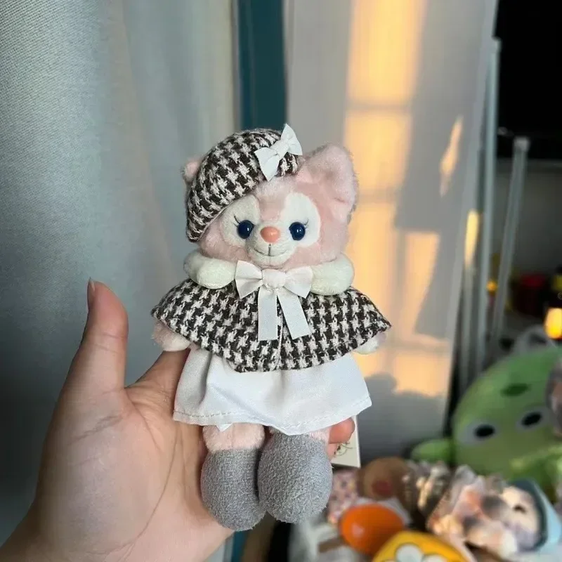 Disney Linabell Plush Pendant 16cm Cute Plush Toy Keychain Backpack Decorated With Fox Pendant Doll Girl Girlfriends Gift