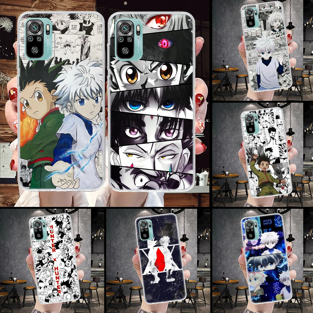Funda de teléfono suave Anime Hunter HXH para Xiaomi Redmi Note 15 14 14S 13 12 Pro Plus 12S 11 11S 11E 10 10S 11T 5G Fundas Coque Redmi