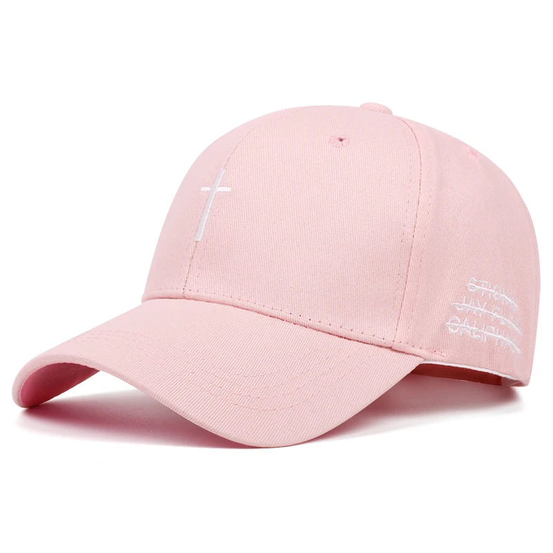 2024 New Cross Pattern Side Letter Embroidery Fashion Men\'s Simple Baseball Hat Casual Retro Outdoor Sunshade Snapback