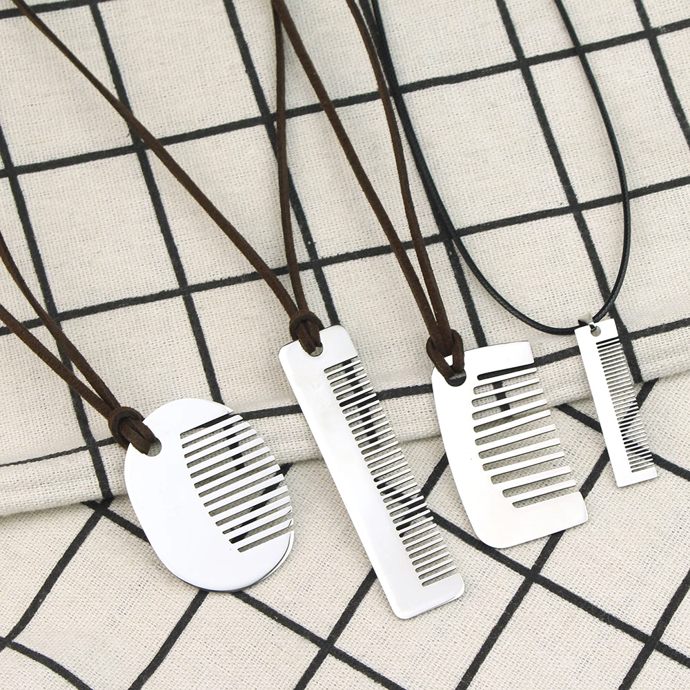 Personality Temperament Comb Pendant Necklace for Women Trend New Delicate Design Jewelry Fashion Accessories