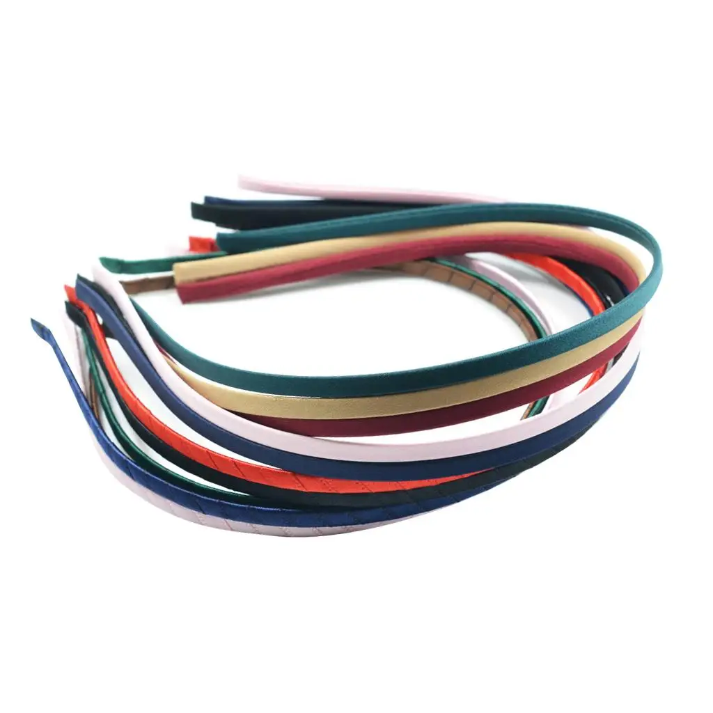Grosgrain Ribbon Wrapped Headband Lady Hair Hoop Band Minimalist Headband for Children Wedding Outfits