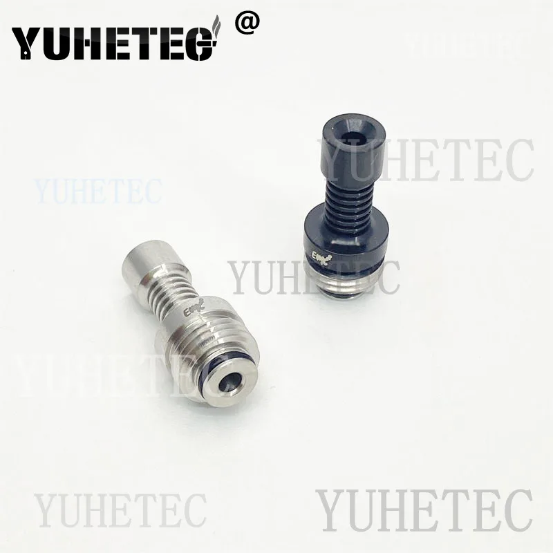 1 шт. капельный наконечник mtl из нержавеющей стали для EMC заготовки BB интерфейса Pipette коннектор rda машина черный белый