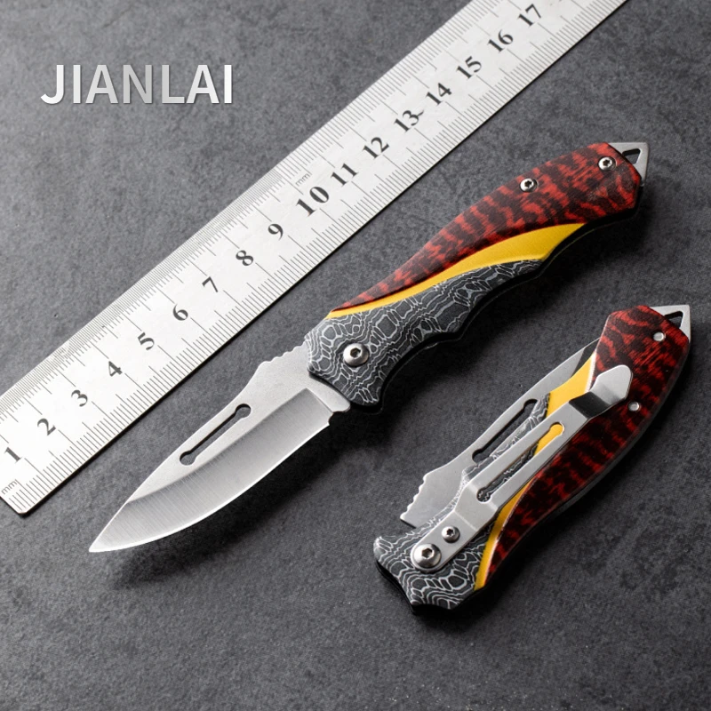 57HRC Folding Knife Tactical Survival Knives Hunting Camping Blade Edc Multi High Hardness Military Survival Knife Pocket