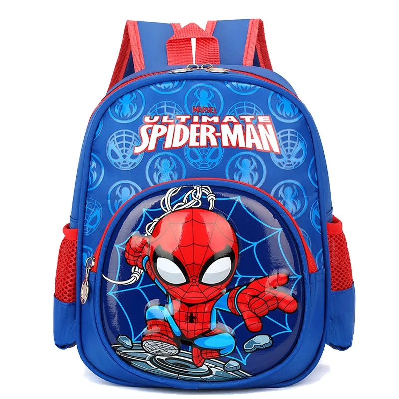 Fashion Brand Children Artoon Spider Schoolbag Boys and Girls Disney Backpack Cute KittyTwo-shoulder Bag Kids Bags